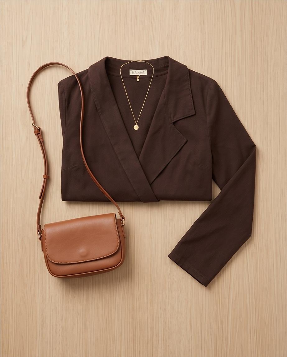 BLOUSE EMBER BRUNE