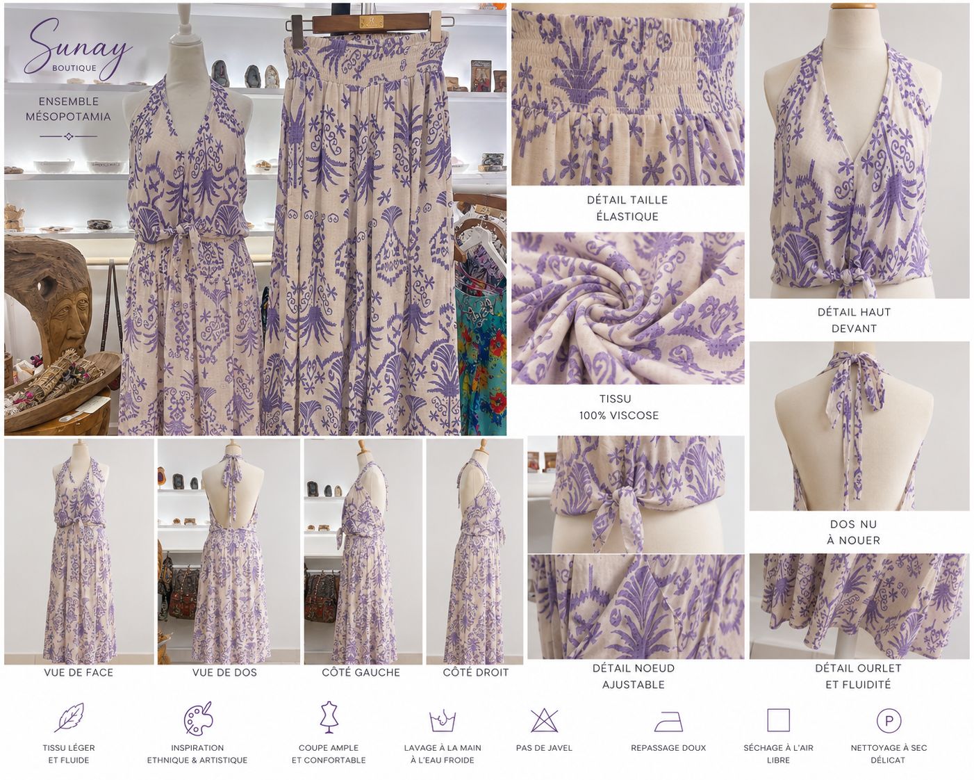 Ensemble Mauve Sacrée