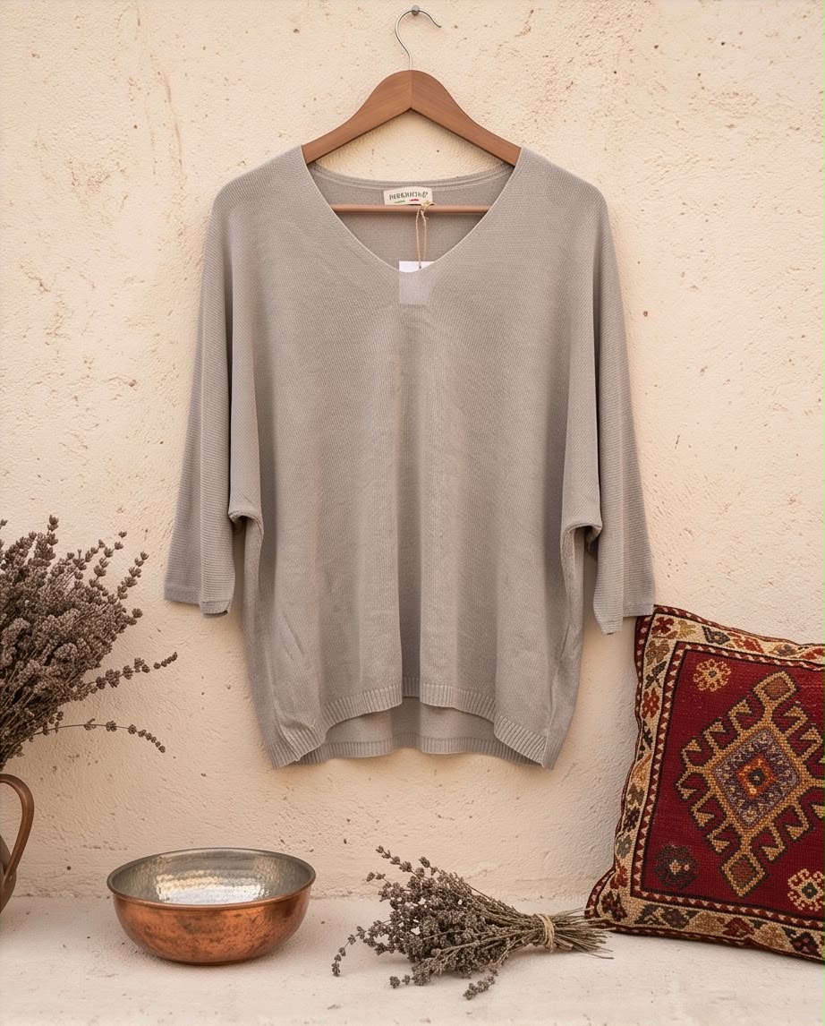 Pull Ample Gris