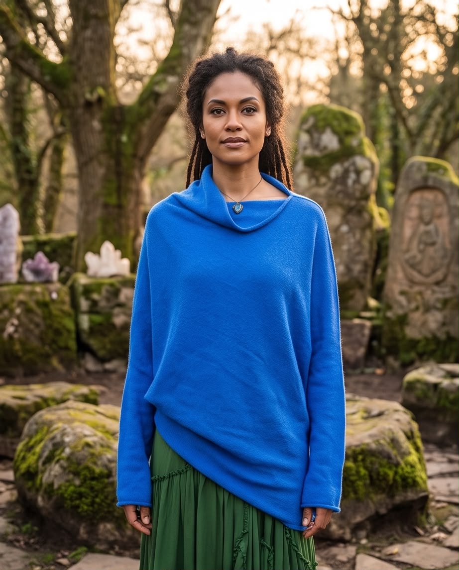 Pull Terracotta Bleu