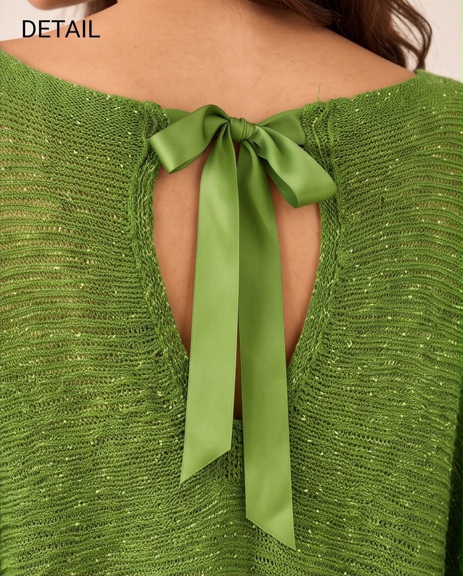 Pull Maille Lumière Vert