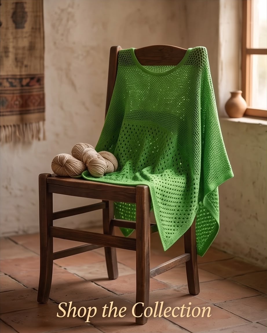Poncho Alchimie verte