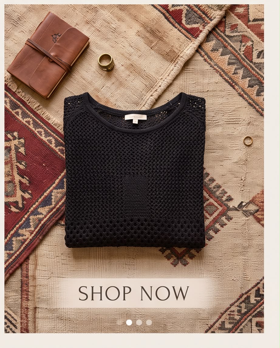 Poncho Alchimie noir