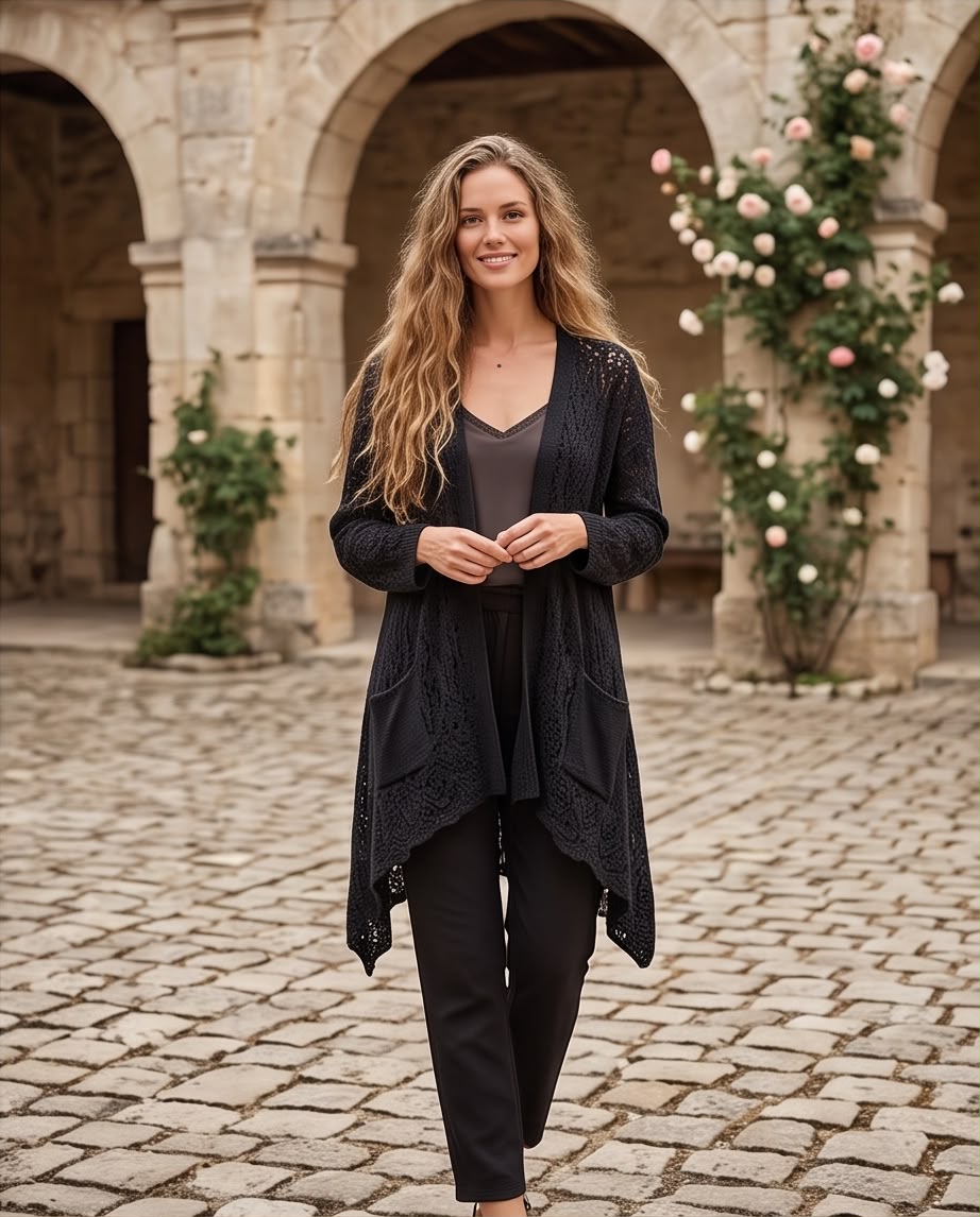 Gilet Enchantée noir