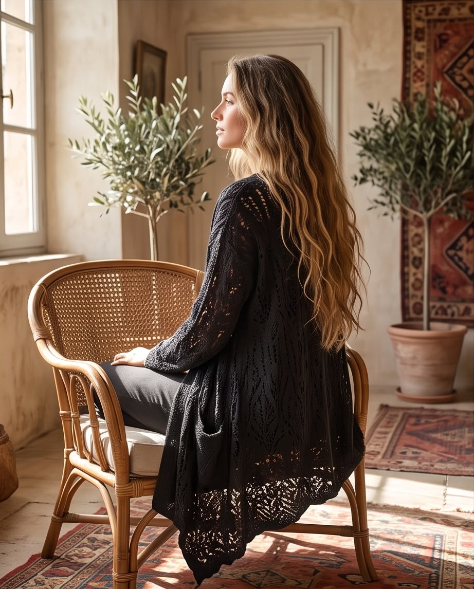 Gilet Enchantée noir