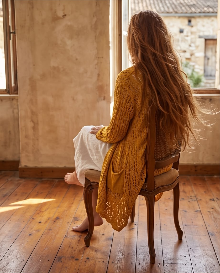 Gilet Enchantée jaune