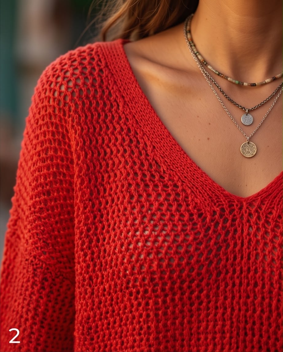 Pull Gratitude rouge