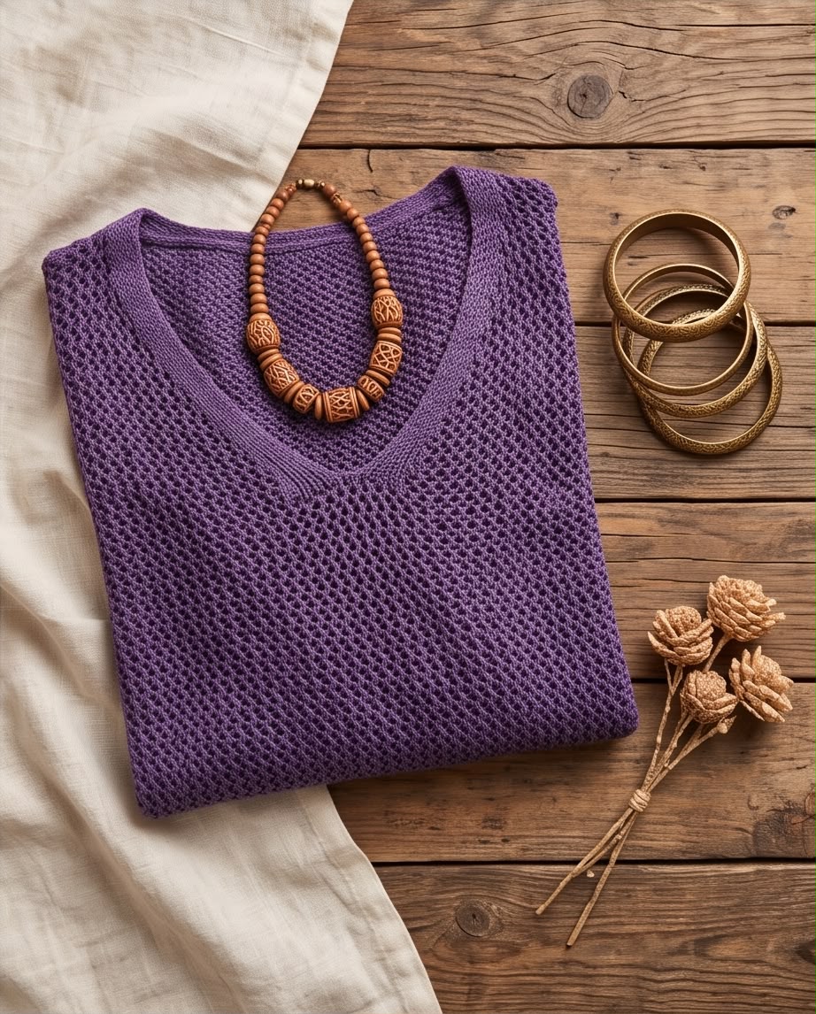 Pull Gratitude mauve