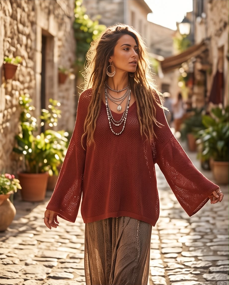 Pull Gratitude bordeaux