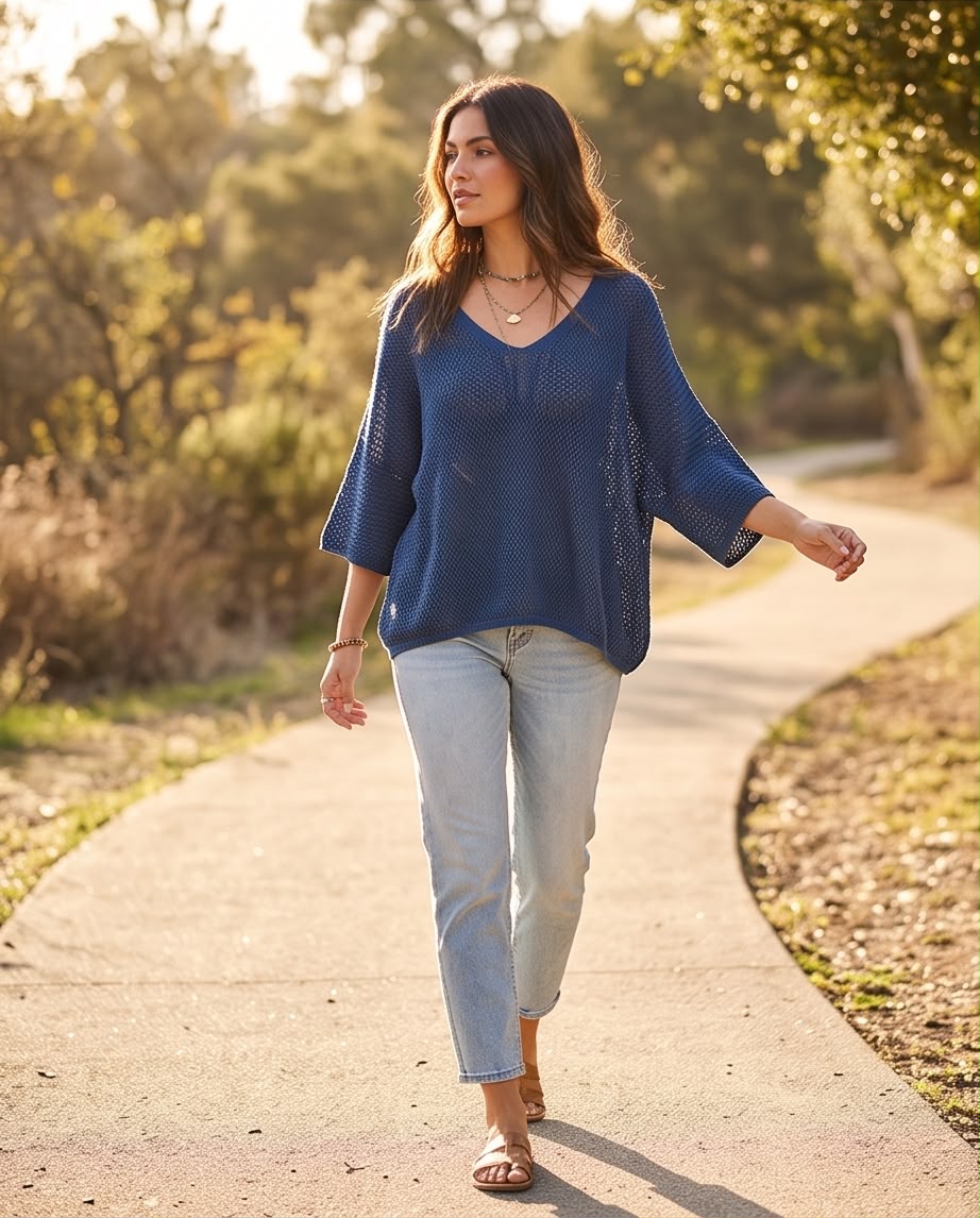 Pull Gratitude  indigo