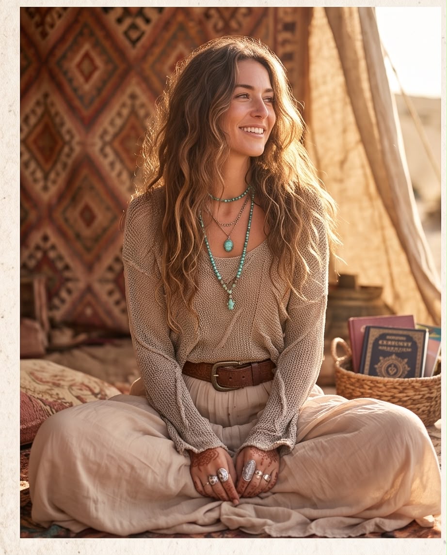 Pull rayonnant tricot Beige