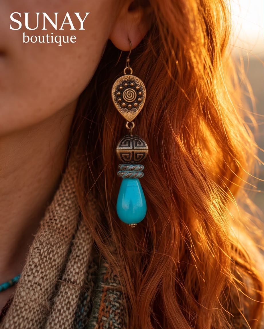 Boucle d'oreille Les Larmes de Gaïa