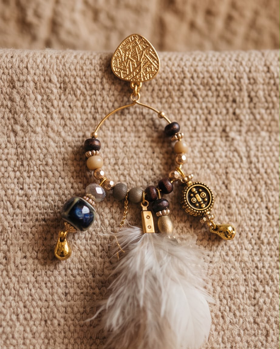 Boucle d'oreille Les Ailes de Gaïa