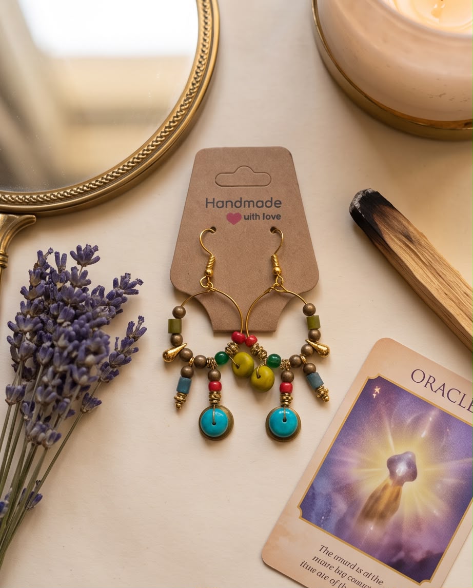 Boucle d'oreille Les Graines de Bonheur