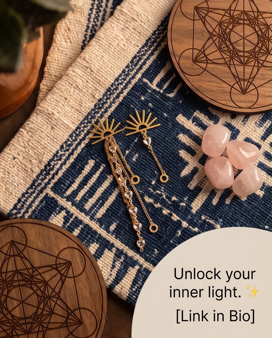 Boucle d'oreille L'Âme Azur