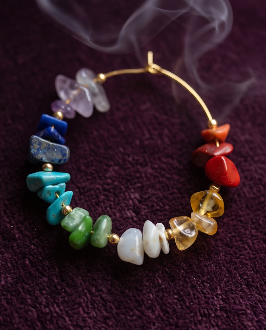 Boucle d'oreille Les Sept Merveilles