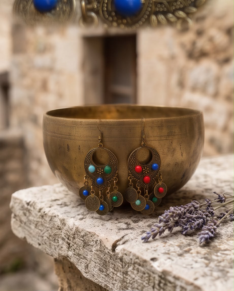 Boucle d'oreille d’Iris