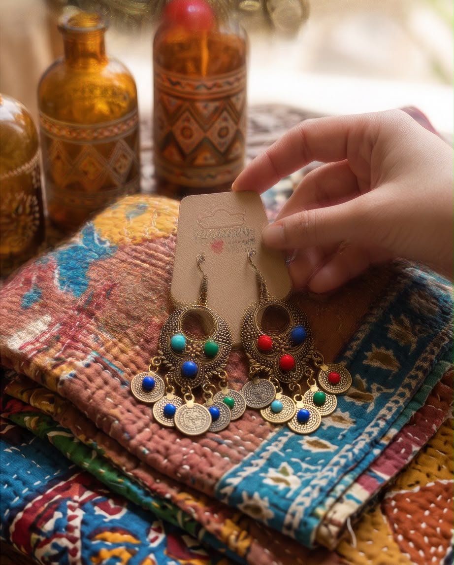 Boucle d'oreille d’Iris