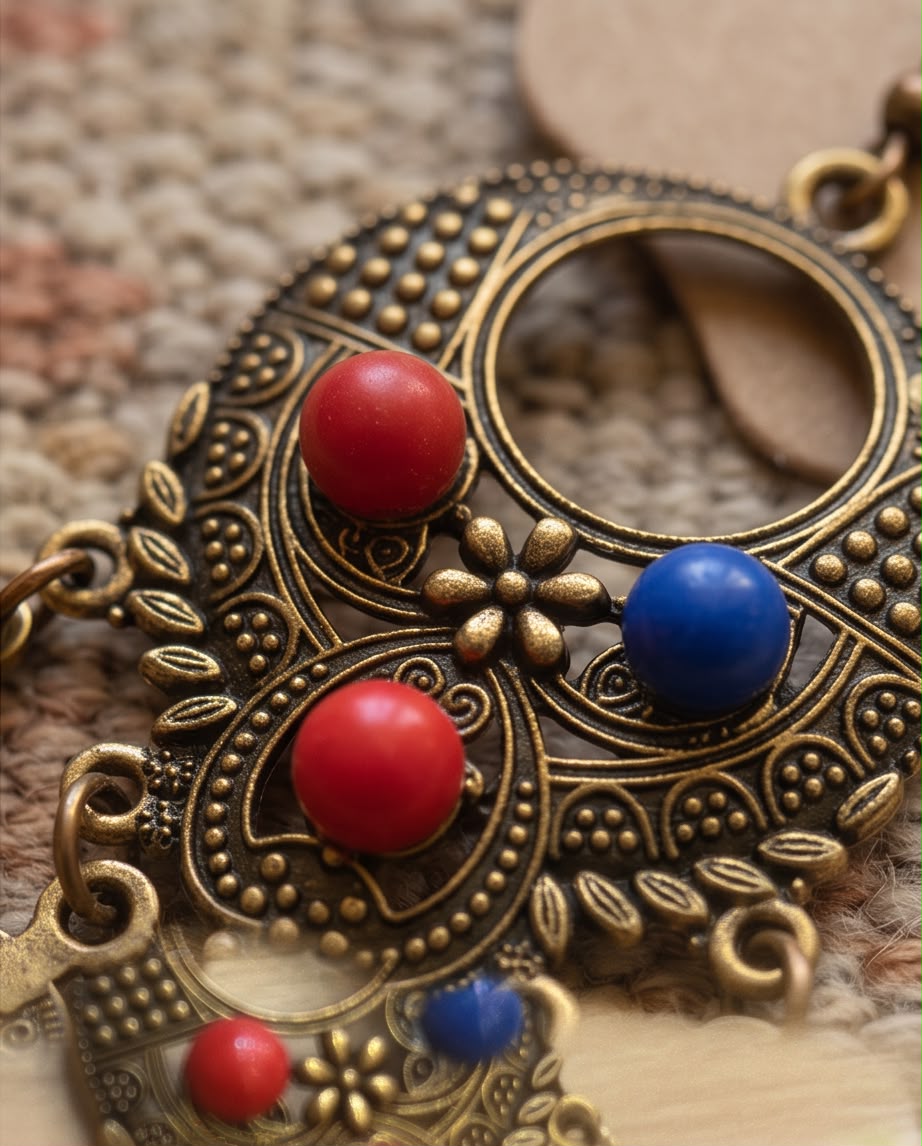 Boucle d'oreille d’Iris