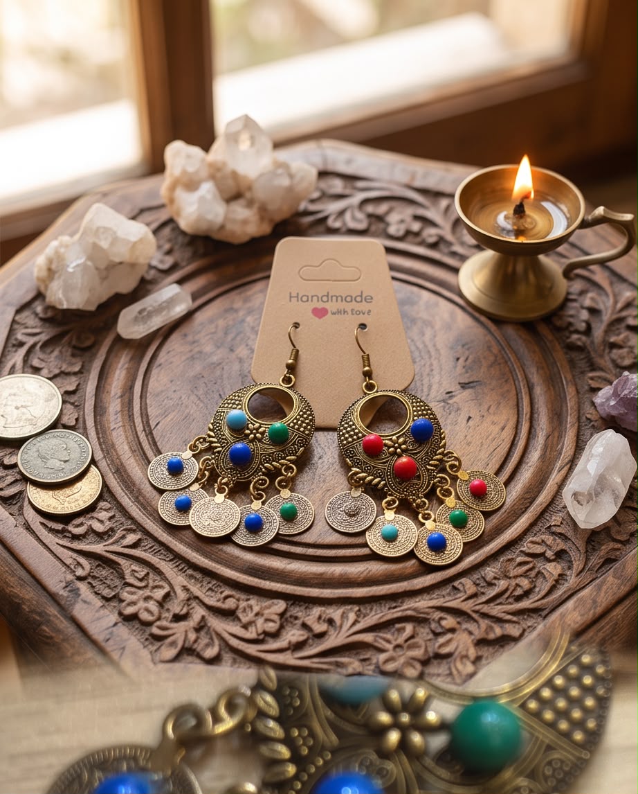 Boucle d'oreille d’Iris