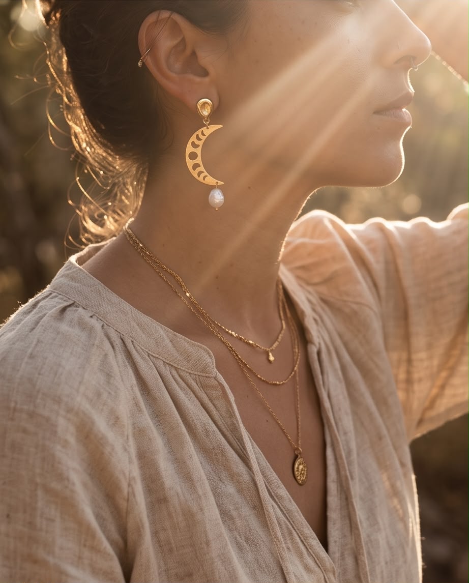 Boucle d'oreille Sun Ay