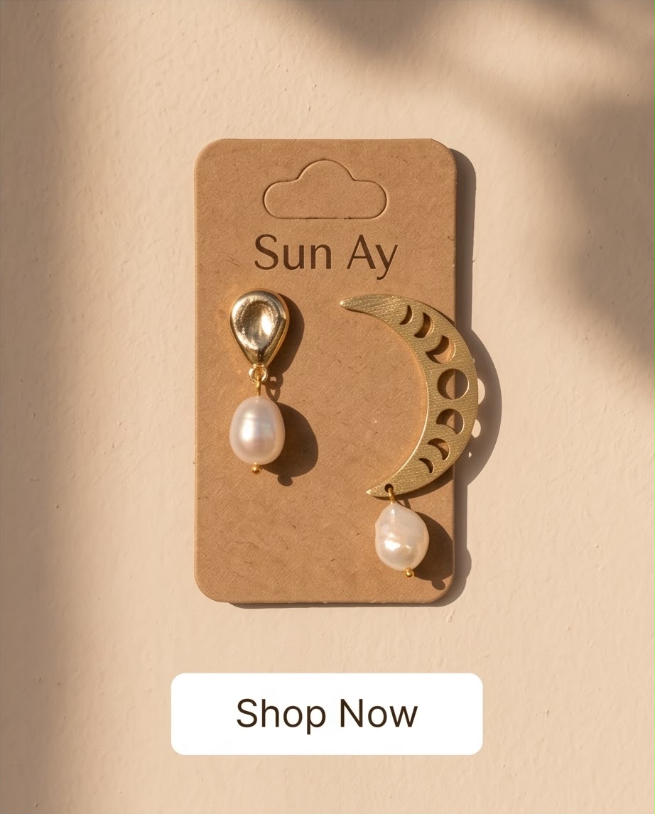 Boucle d'oreille Sun Ay