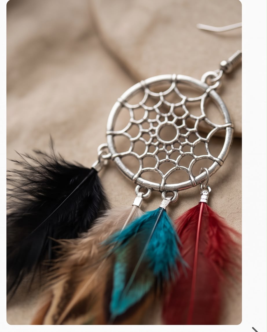 Boucle d'oreille La Plume de l’Éveil