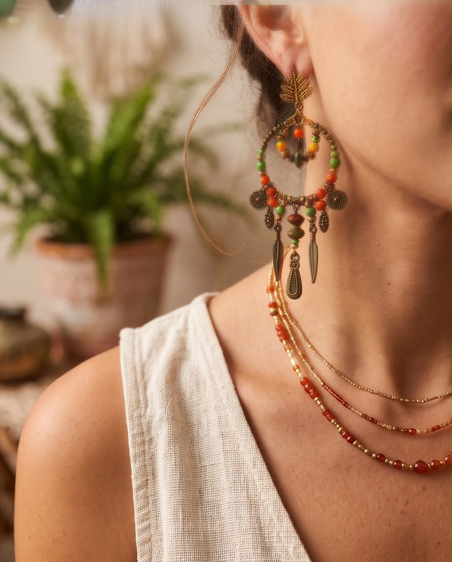 Boucle d'oreille Le Chant de la Terre