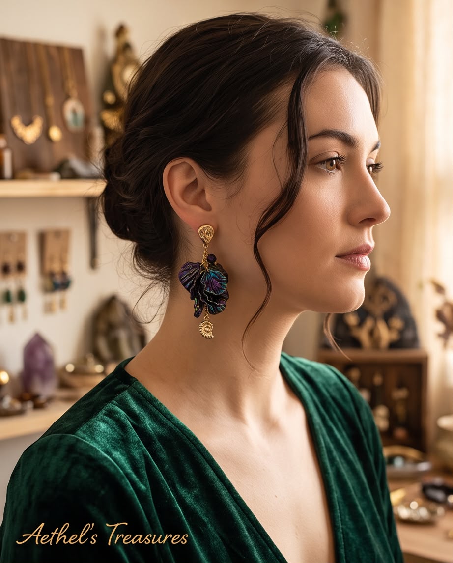 Boucle d'oreille Le Mystère d’Anahita