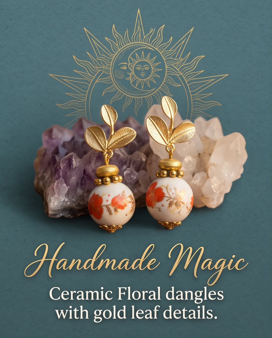 Boucle d'oreille Le Courage de Fleurir