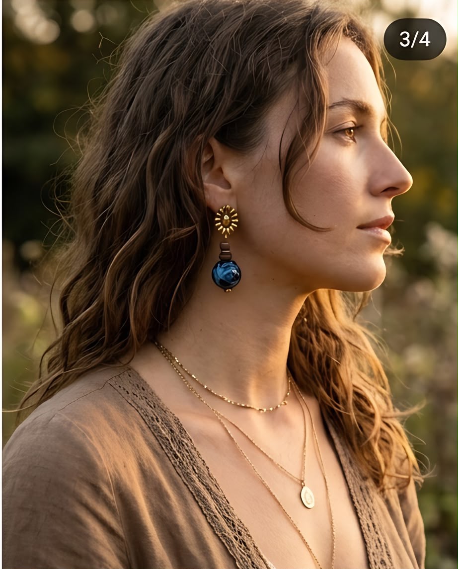 Boucle d'oreille La Nuit de Lilith