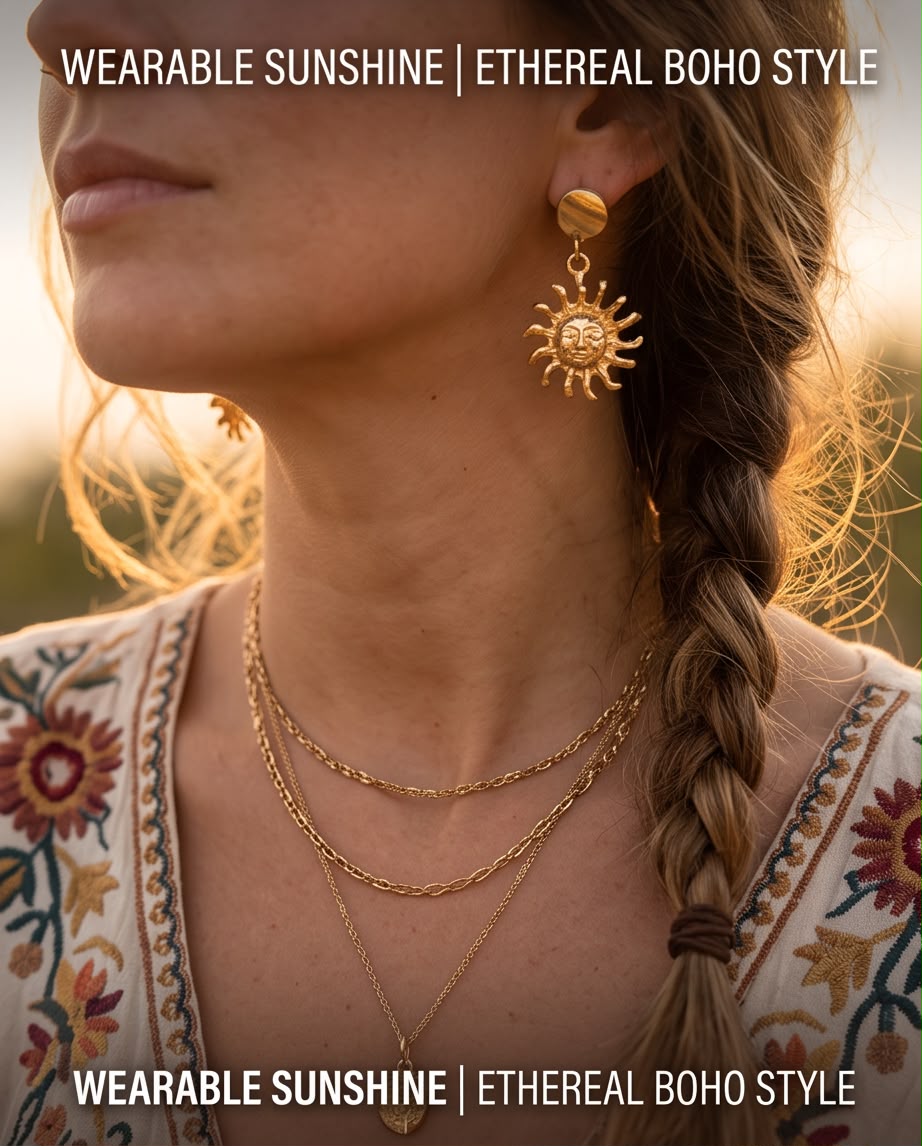 boucle d'oreille joie de vivre