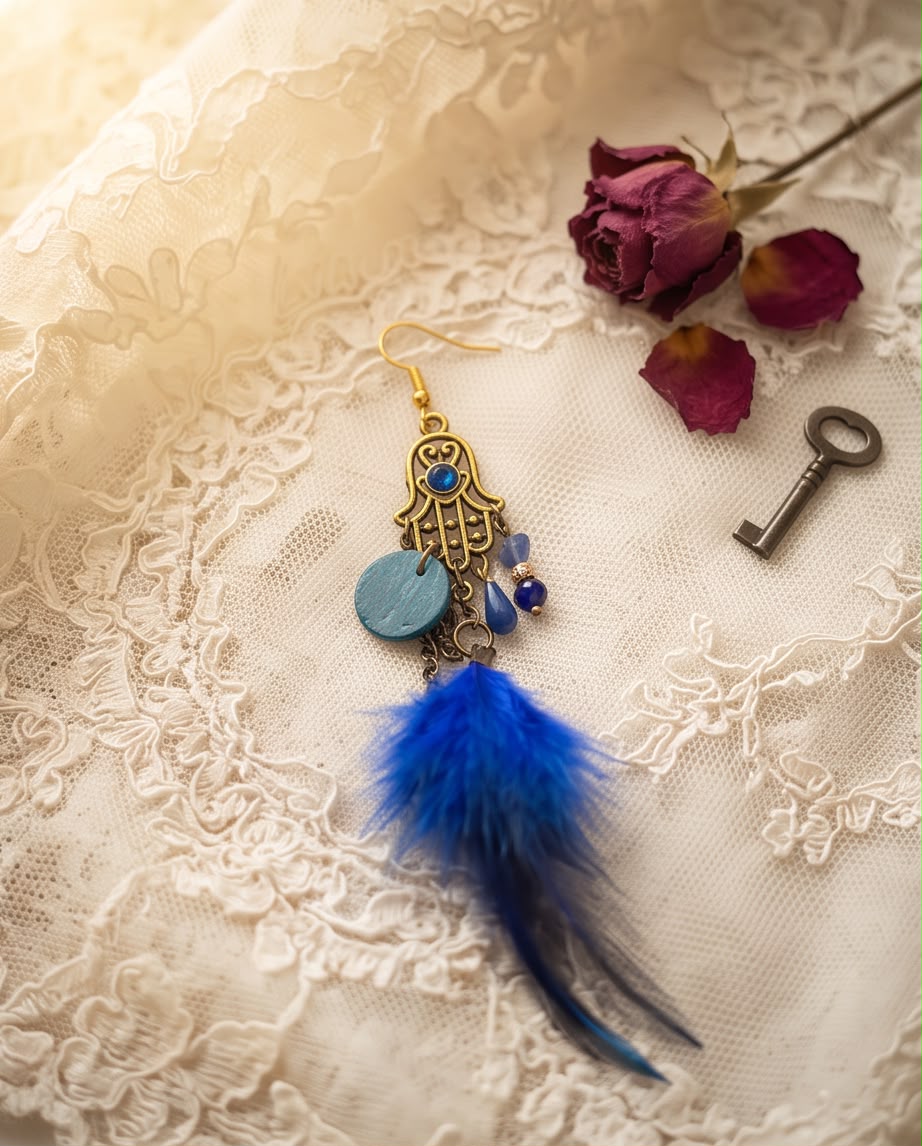 Boucle d'oreille guerisseuse