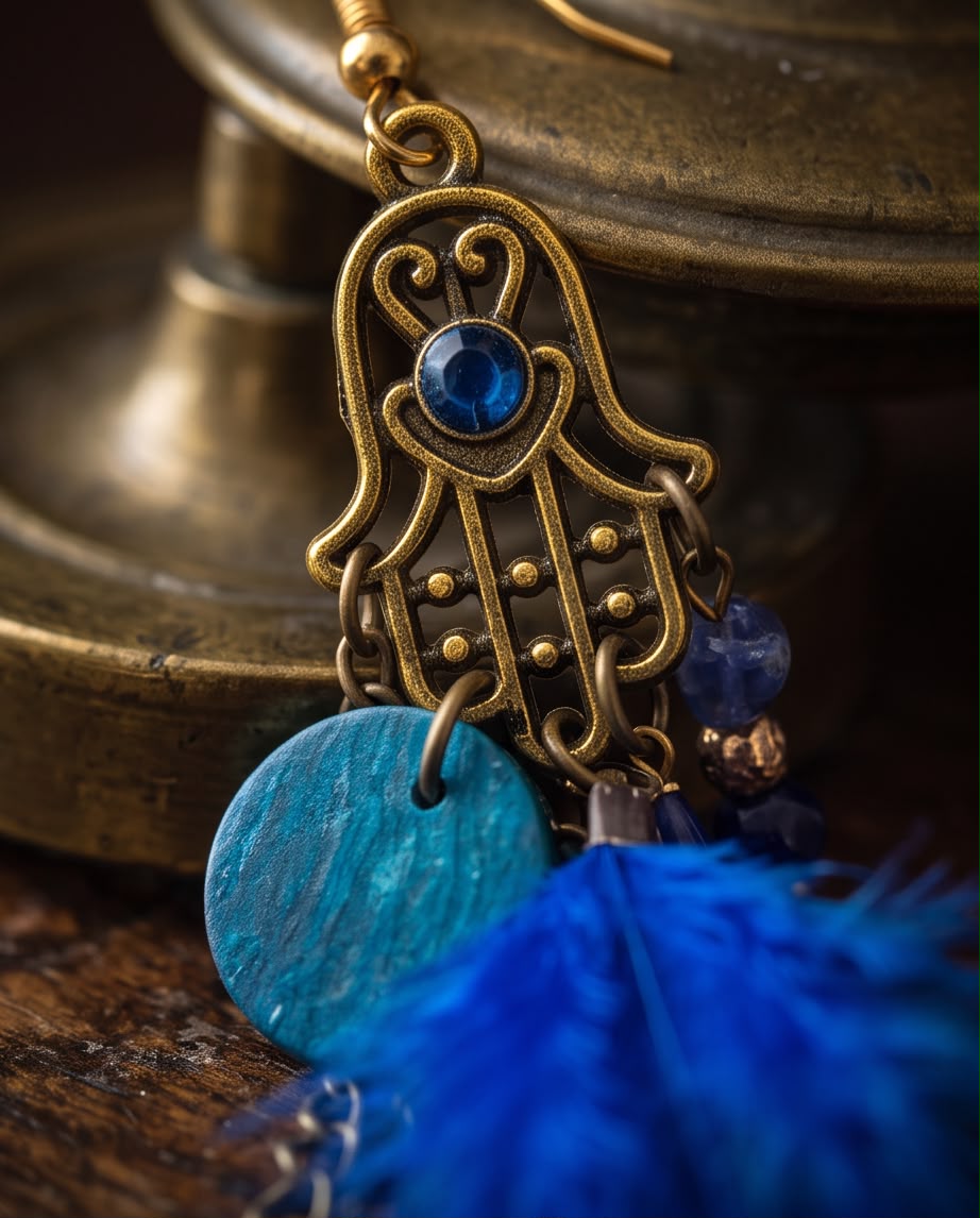 Boucle d'oreille guerisseuse