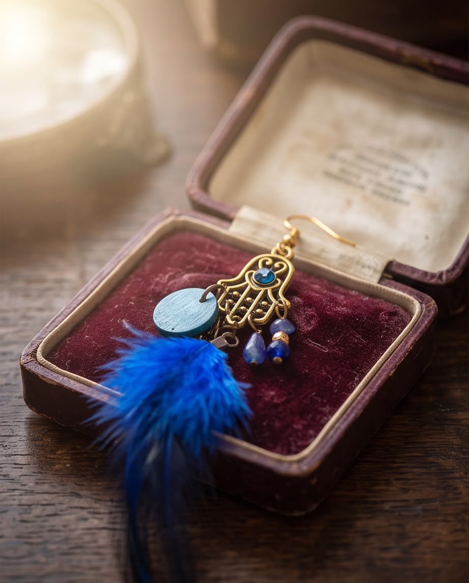Boucle d'oreille guerisseuse