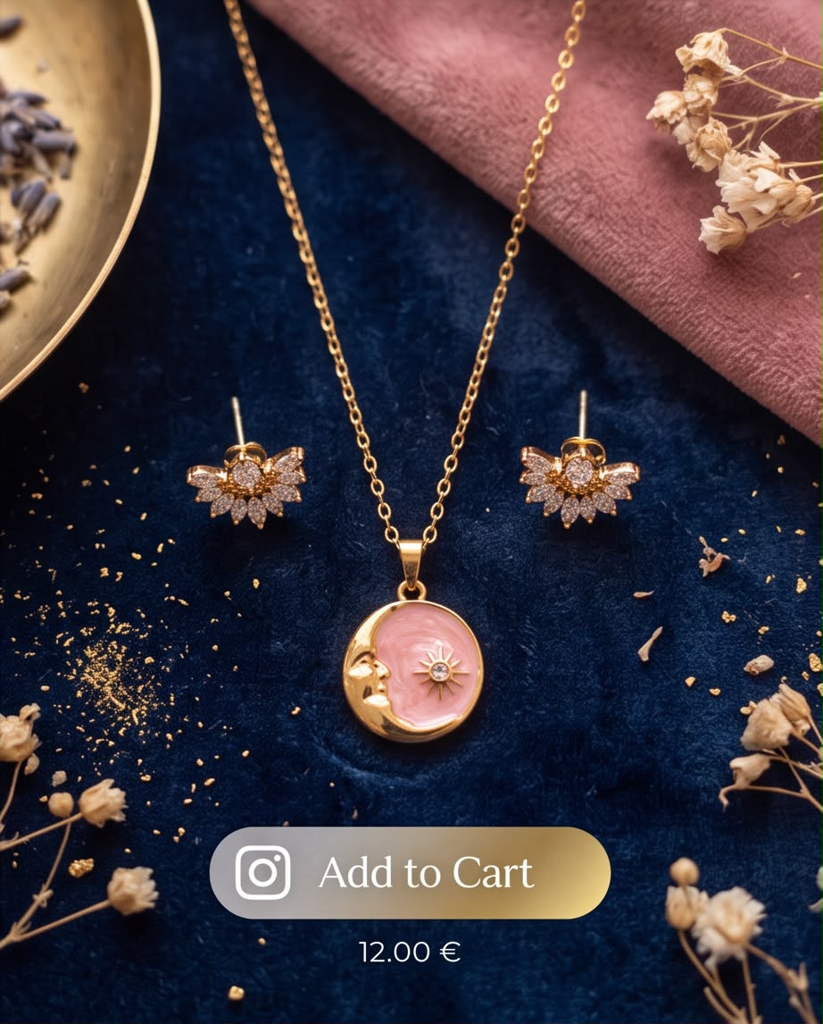 Collier Secret entre  Collier Lune et Soleil