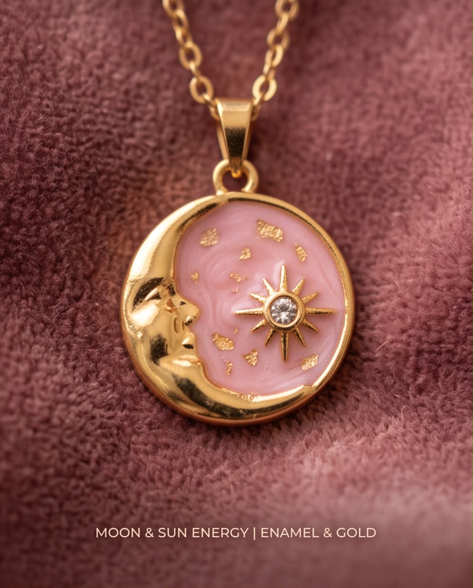 Collier Secret entre  Collier Lune et Soleil