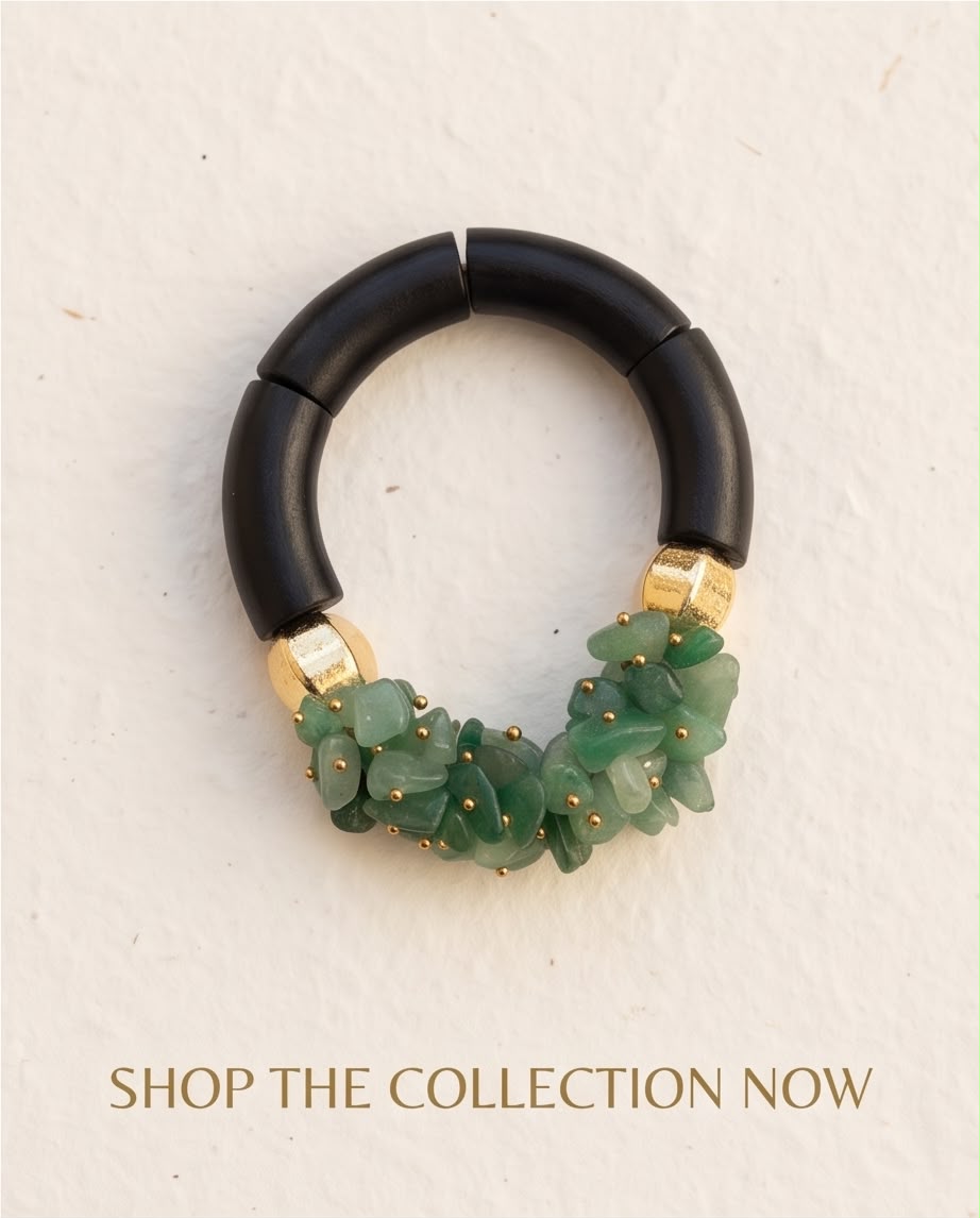 BRACELET Le Jardin Aventurine verte