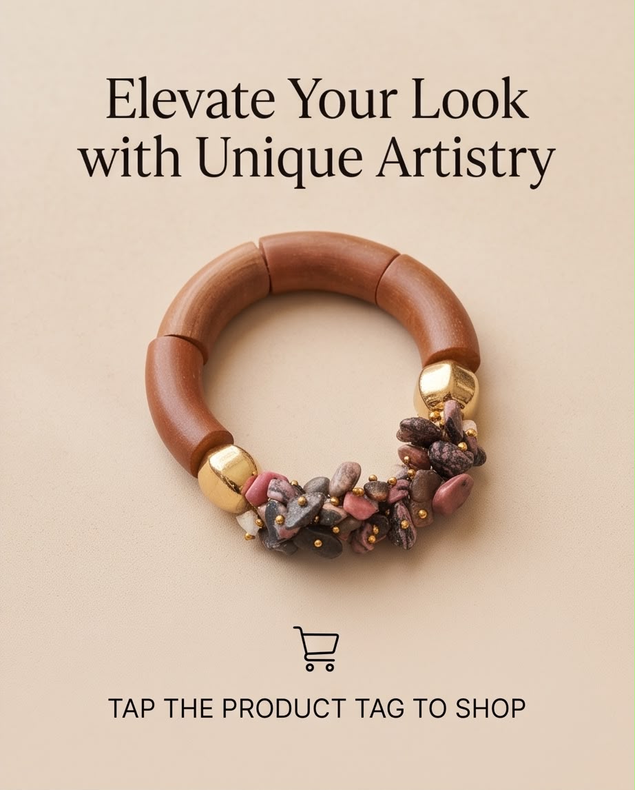 BRACELET La Beauté Rhodonite