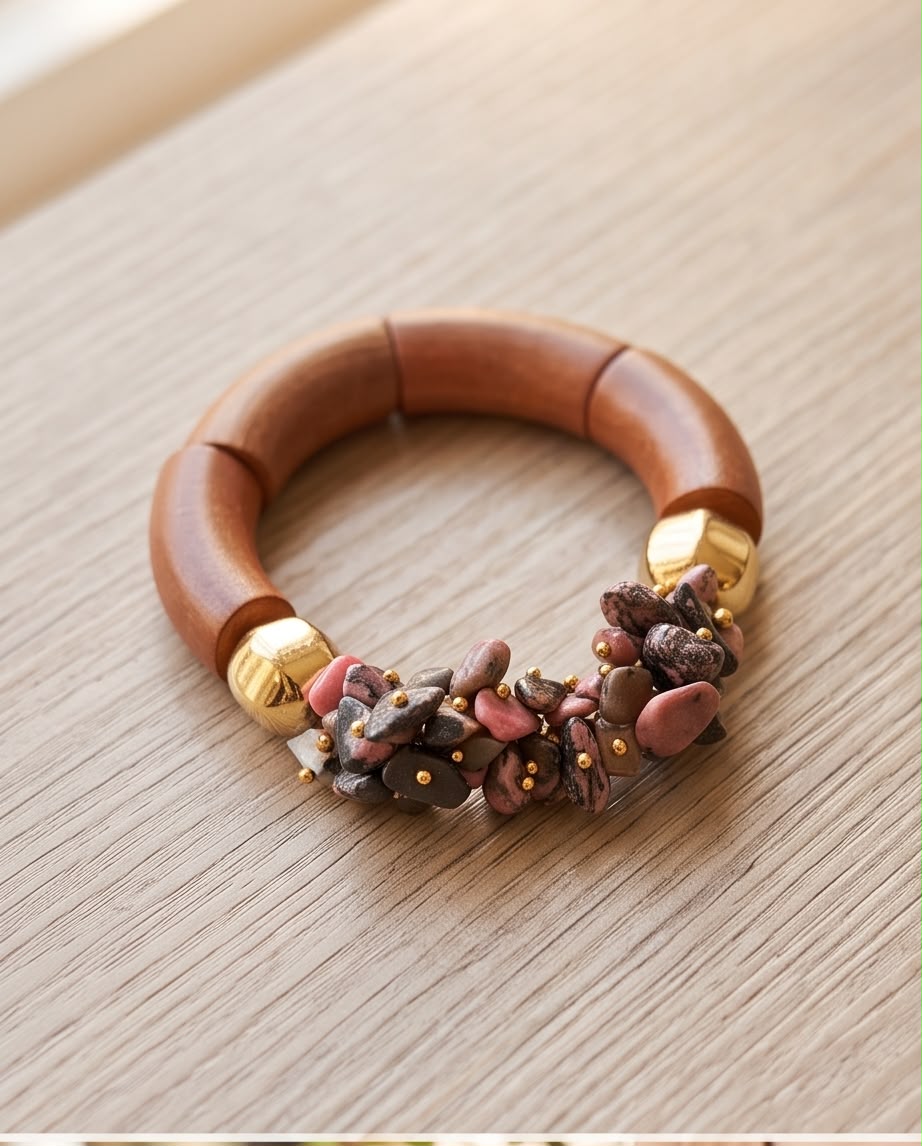 BRACELET La Beauté Rhodonite